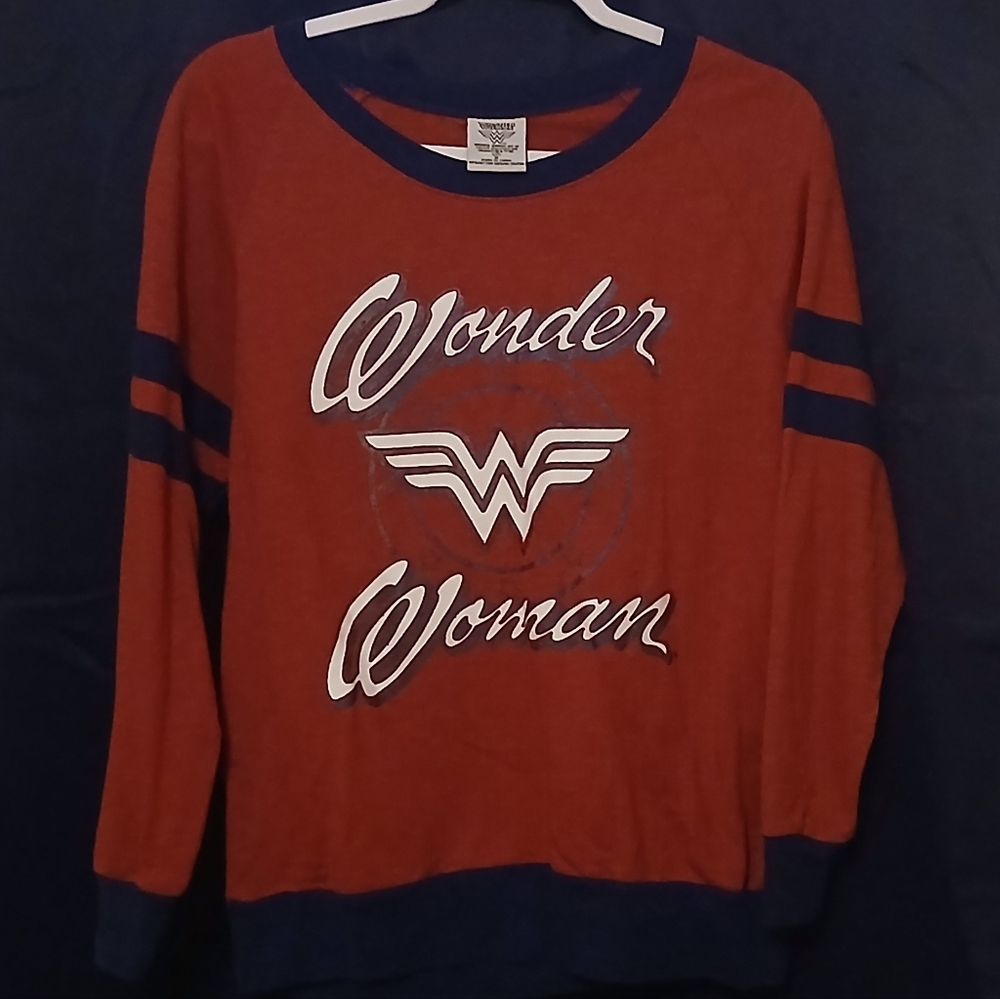 Wonder Woman Red and Blue Sweatshirt